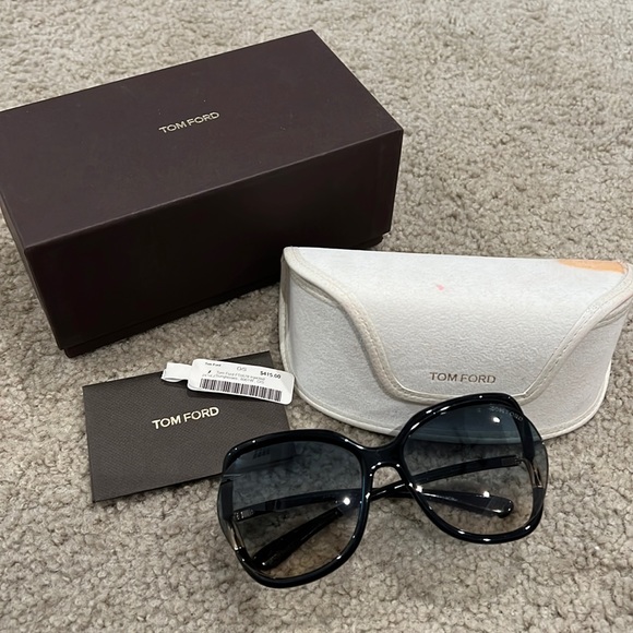 Tom Ford NWT FT0578 Injected Sunglasses black and gold. - Picture 1 of 7
